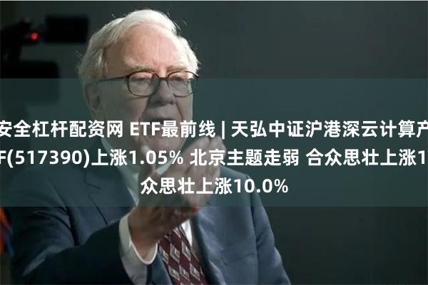 安全杠杆配资网 ETF最前线 | 天弘中证沪港深云计算产业E