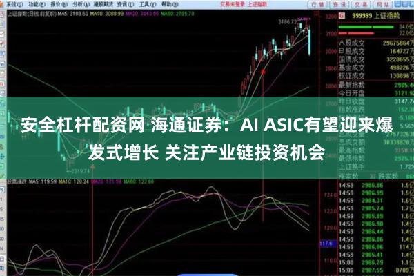 安全杠杆配资网 海通证券：AI ASIC有望迎来爆发式增