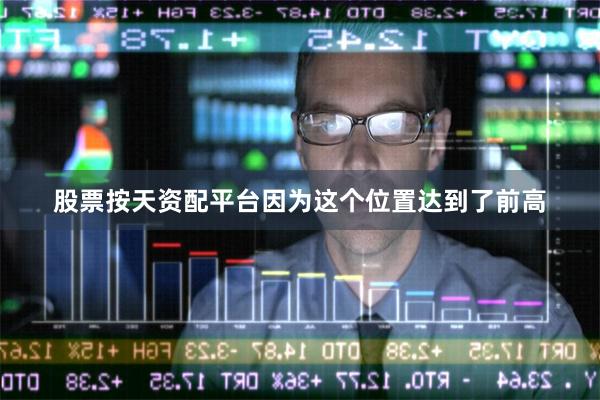 股票按天资配平台因为这个位置达到了前高